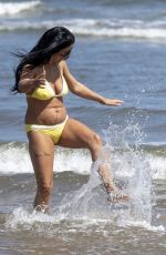 SIMONE REED in Bikini on the Beach in England 06/27/2018