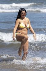 SIMONE REED in Bikini on the Beach in England 06/27/2018