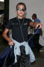 SISTINE ROSE STALLONE at LAX Airport in Los Angeles 06/12/2018