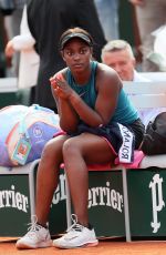 SLOANE STEPHENS at 2018 French Open Final in Paris 06/08/2018