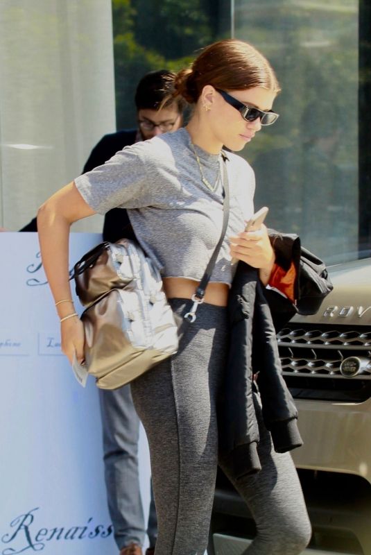 SOFIA RICHIE and Scott Disick Out for Lunch in Los Angeles 06/07/2018