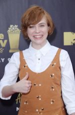 SOPHIA LILLIS at 2018 MTV Movie and TV Awards in Santa Monica 06/16/2018