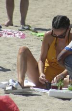 SOPHIE GORDON in Swimsuit on the Beaches in Barcelona 06/18/2018