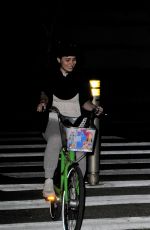 SOPHIE SIMMONS Riding Her Bike Out in Los Angeles 06/07/2018