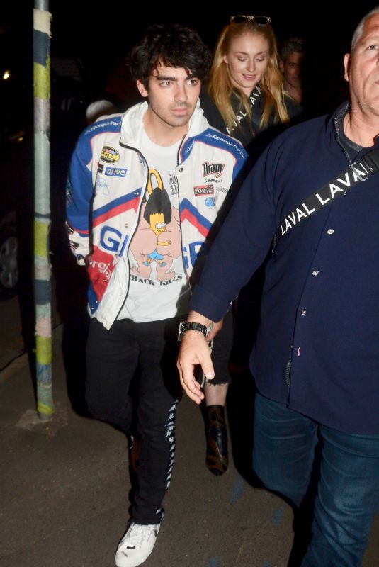 SOPHIE TURNER and Joe Jonas at Mark and Vinny