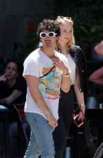 SOPHIE TURNER and Joe Jonas Out in Barcelona 06/19/2018