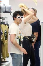 SOPHIE TURNER and Joe Jonas Out in Barcelona 06/19/2018