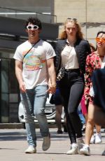 SOPHIE TURNER and Joe Jonas Out in Barcelona 06/19/2018