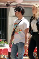 SOPHIE TURNER and Joe Jonas Out in Barcelona 06/19/2018