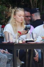 SOPHIE TURNER and Joe Jonas Out in Barcelona 06/19/2018