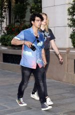 SOPHIE TURNER and Joe Jonas Out in Paris 06/27/2018