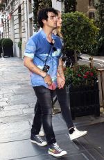 SOPHIE TURNER and Joe Jonas Out in Paris 06/27/2018