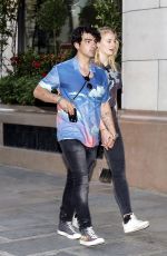 SOPHIE TURNER and Joe Jonas Out in Paris 06/27/2018