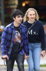 SOPHIE TURNER and Joe Jonas Out in Sydney 06/08/2018