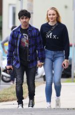 SOPHIE TURNER and Joe Jonas Out in Sydney 06/08/2018