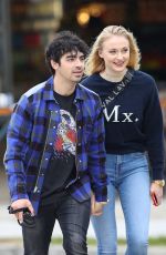 SOPHIE TURNER and Joe Jonas Out in Sydney 06/08/2018