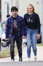 SOPHIE TURNER and Joe Jonas Out in Sydney 06/08/2018