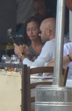 STALLA BANDERAS Out for Lunch with Her Father Antonio in Beverly Hills 06/06/2018