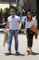 STALLA BANDERAS Out for Lunch with Her Father Antonio in Beverly Hills 06/06/2018