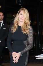 STEFFI GRAF Leaves George V Hotel in Paris 06/02/2018