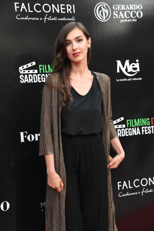 STELLA EGITTO at Filming Italy Sardegna Festival Dinner in Cagliari 06/19/2018