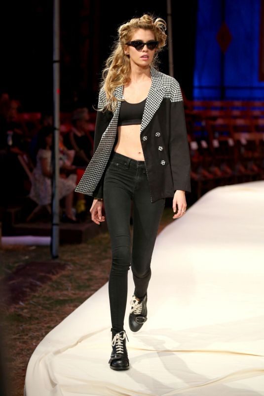 STELLA MAXWELL at Moschino Fashion Show in Los Angeles 06/08/2018