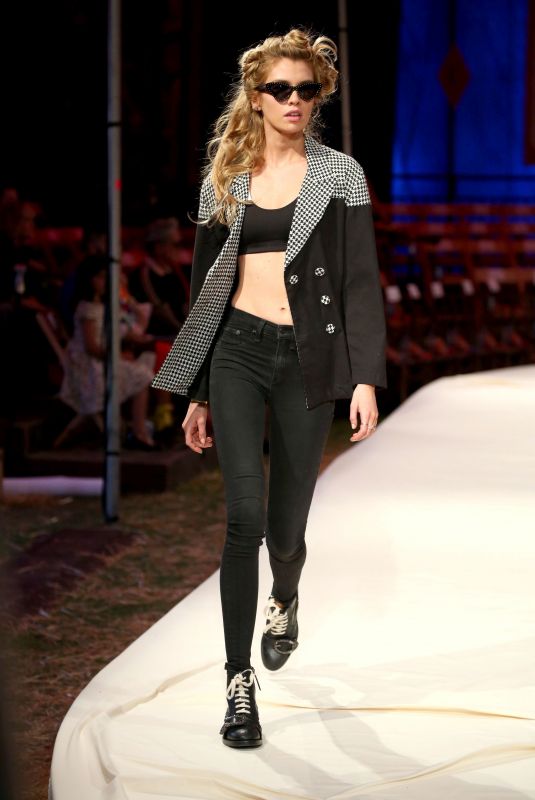 STELLA MAXWELL at Moschino Fashion Show in Los Angeles 06/08/2018