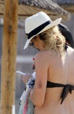STEPHANIE PRATT in Bikini at a Beach if Mykonos 06/19/2018