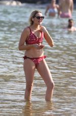 STEPHANIE PRATT in Red Bikini in Mykonos 06/20/2018