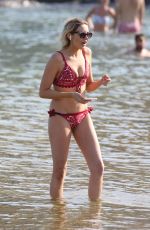 STEPHANIE PRATT in Red Bikini in Mykonos 06/20/2018