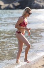 STEPHANIE PRATT in Red Bikini in Mykonos 06/20/2018