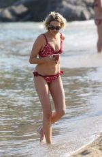 STEPHANIE PRATT in Red Bikini in Mykonos 06/20/2018