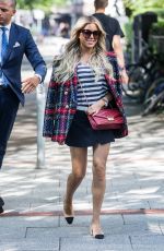 SYLVIE MEISS Arrives at Her Apartment in Hamburg 06/27/2018