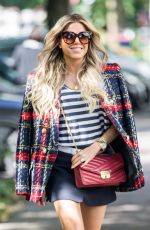 SYLVIE MEISS Arrives at Her Apartment in Hamburg 06/27/2018