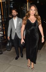 TAMARA ECCLESTONE and Jay Rutland Leaves Their Hotel in London 06/19/2018