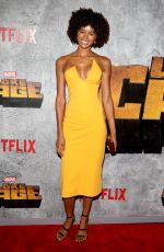 TARAH RODGERS at Luke Cage Series Premiere in New York 06/21/2018