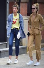 TAYLOR HILL and DAPHNE GROENEVELD Out in New York 06/08/2018
