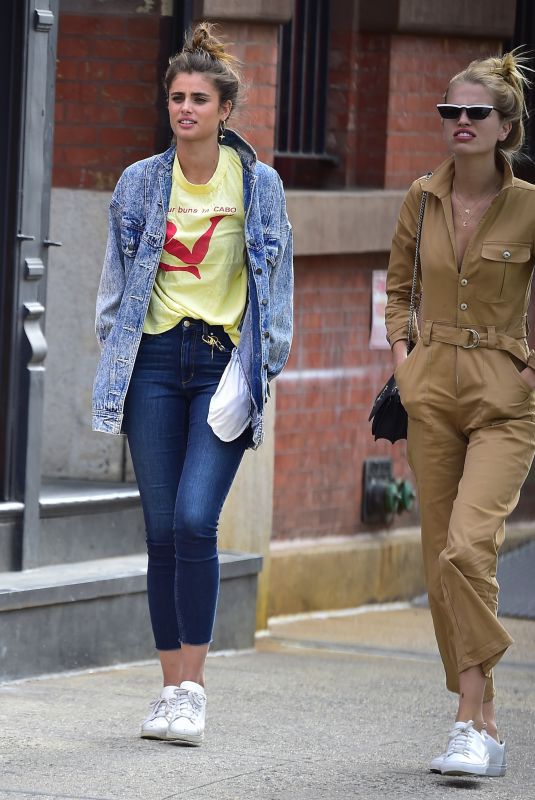 TAYLOR HILL and DAPHNE GROENEVELD Out in New York 06/08/2018