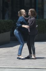 TERESA PALMER and KATE MARA Leaves Cafe Gratitude in Los Angeles 06/27/2018