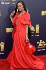 TESSA THOMPSON at 2018 MTV Movie and TV Awards in Santa Monica 06/16/2018