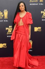 TESSA THOMPSON at 2018 MTV Movie and TV Awards in Santa Monica 06/16/2018