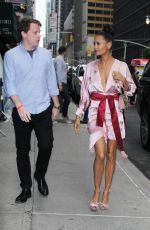THANDIE NEWTON Leaves Late Show with Stephen Colbert in New York 06/13/2018