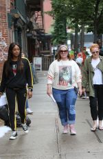 TIFFANY HADISH, MELISSA MCCARTHY and ELISABETH MOSS on the Set of The Kitchen in New York 06/13/2018