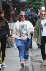 TIFFANY HADISH, MELISSA MCCARTHY and ELISABETH MOSS on the Set of The Kitchen in New York 06/13/2018