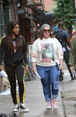 TIFFANY HADISH, MELISSA MCCARTHY and ELISABETH MOSS on the Set of The Kitchen in New York 06/13/2018