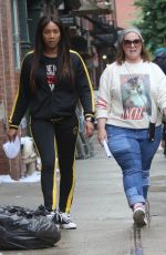 TIFFANY HADISH, MELISSA MCCARTHY and ELISABETH MOSS on the Set of The Kitchen in New York 06/13/2018