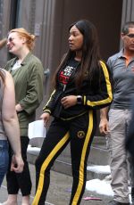 TIFFANY HADISH, MELISSA MCCARTHY and ELISABETH MOSS on the Set of The Kitchen in New York 06/13/2018