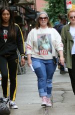 TIFFANY HADISH, MELISSA MCCARTHY and ELISABETH MOSS on the Set of The Kitchen in New York 06/13/2018