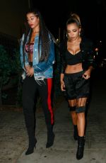 TINASHE at Delilah Night Club in West Hollywood 06/14/2018