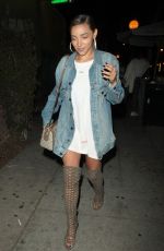TINASHE at Delilah Nightclub in West Hollywood 06/16/2018
